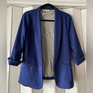 Blue blazer-Gently used-Size M